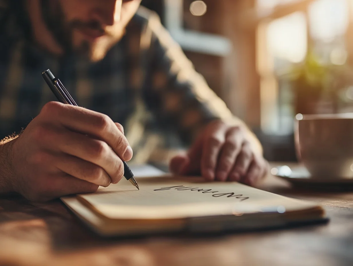 Close-up of handwritten iou note — understanding iou financial loan basics