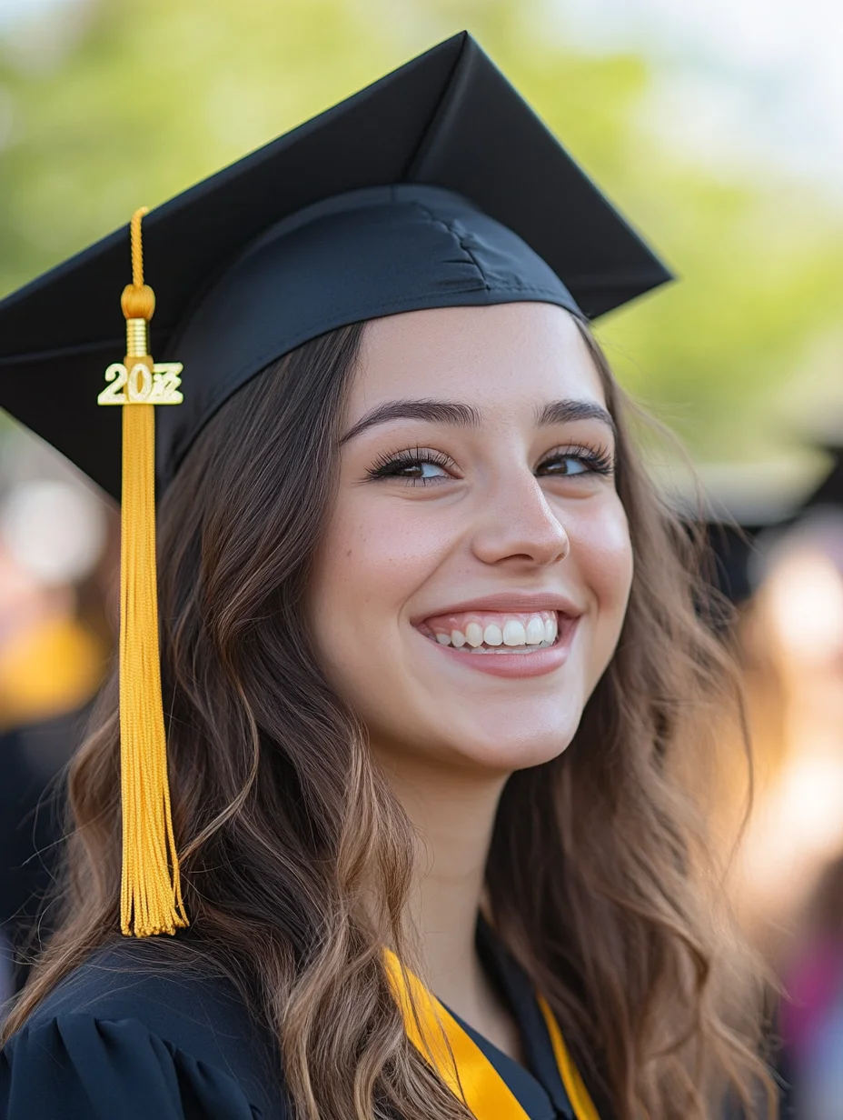 American student using iou education loan for college costs